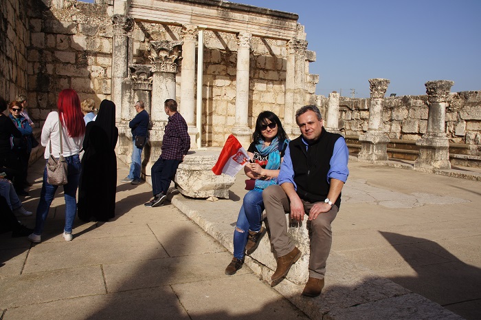  Kafarnaum: Dom Piotra i stara synagoga
